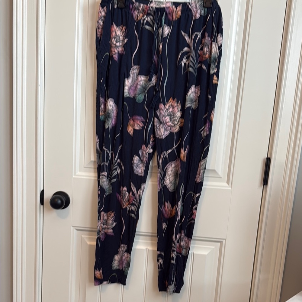 Soma Cool Nights Floral Cropped PJ Pants